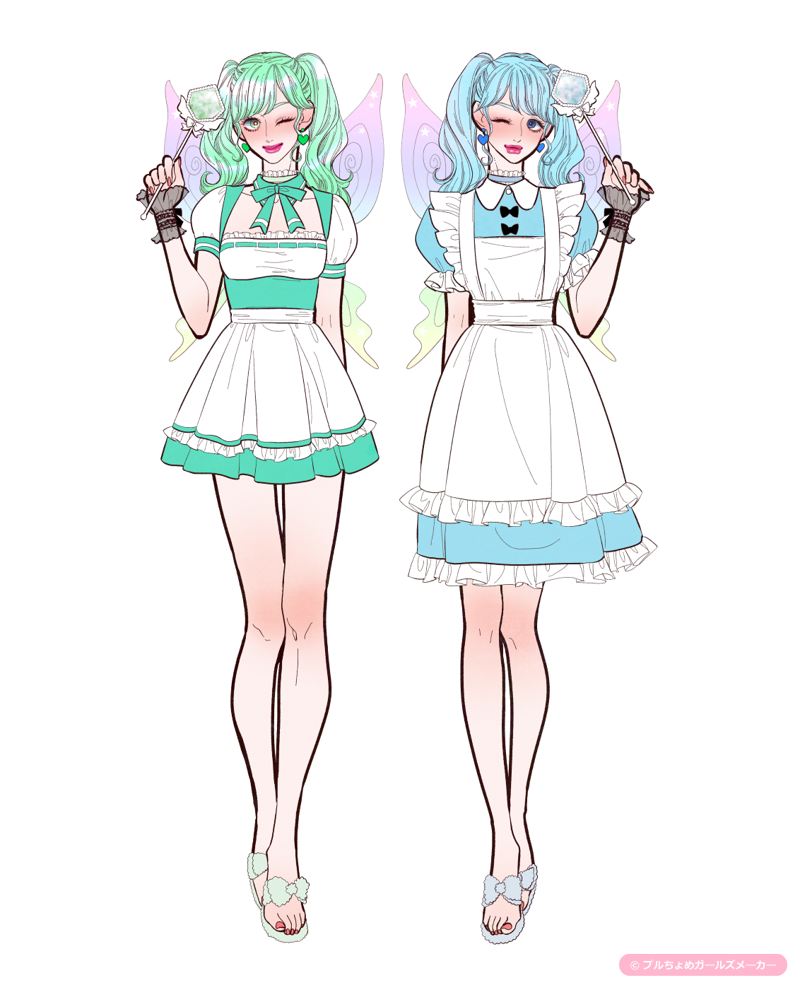 ガールズメーカーで作られた女の子1
