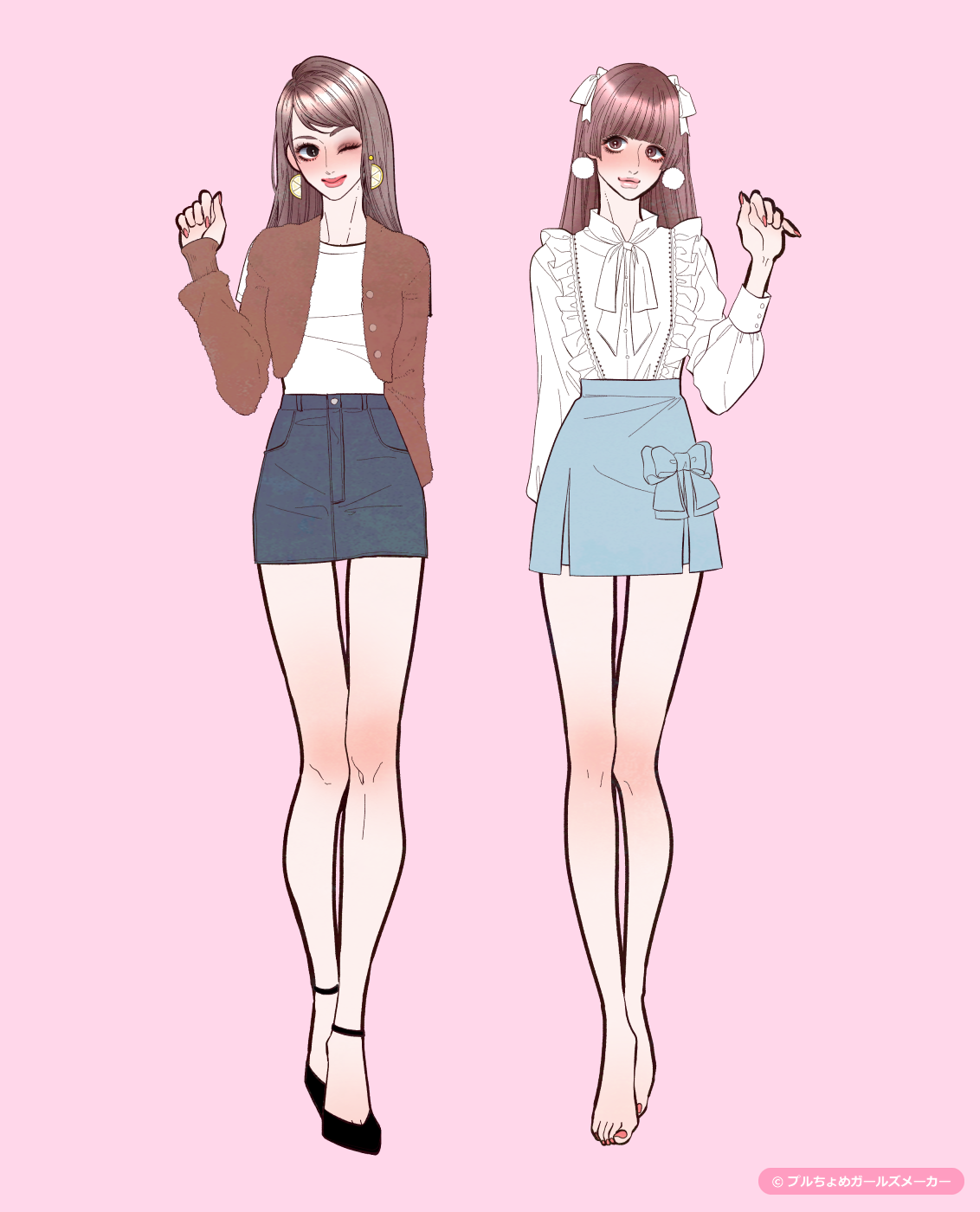 ガールズメーカーで作られた女の子2