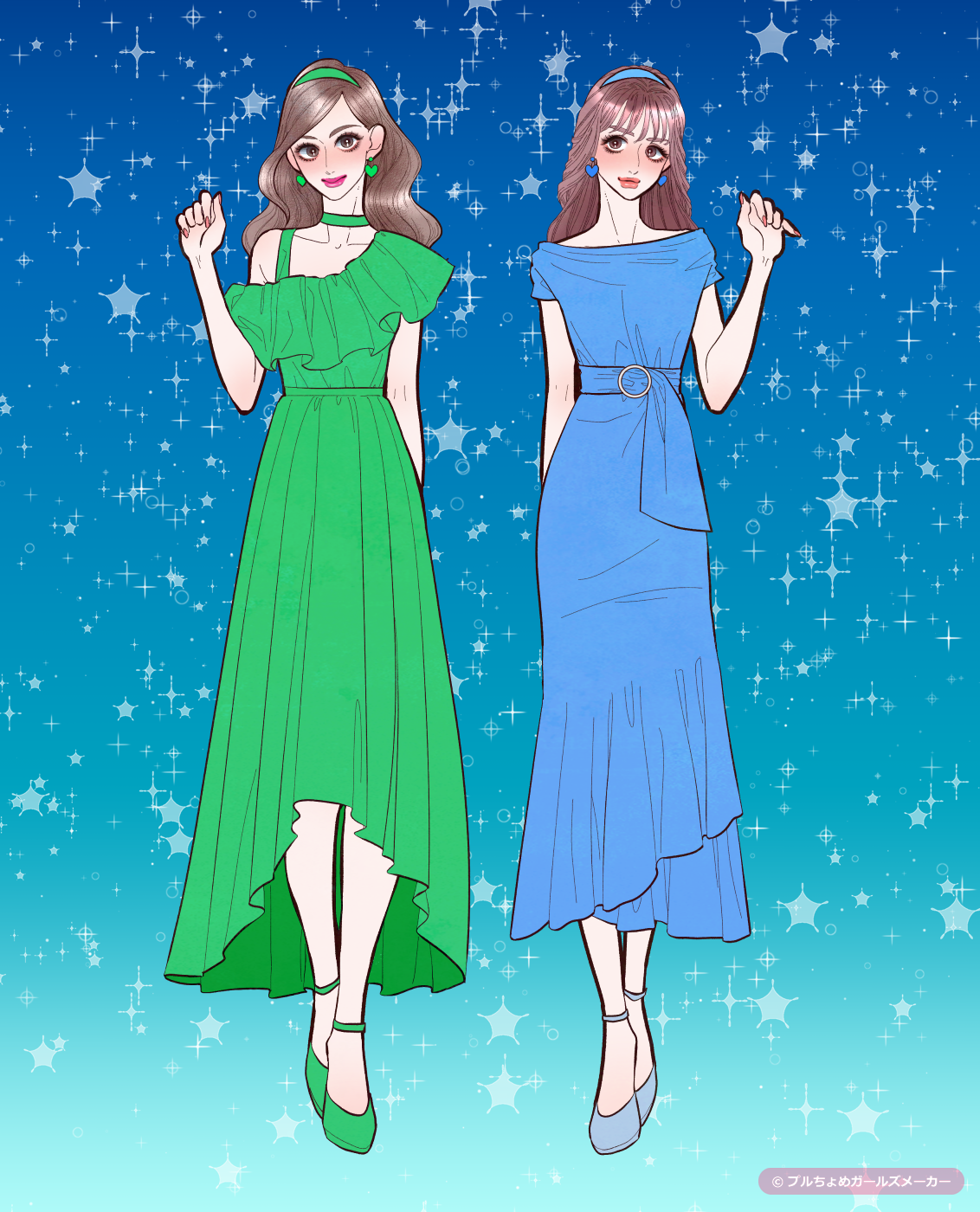 ガールズメーカーで作られた女の子1