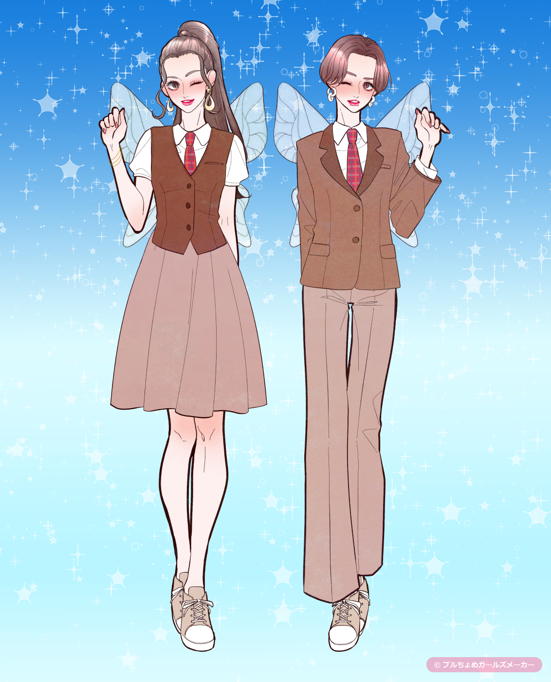 ガールズメーカーで作られた女の子1