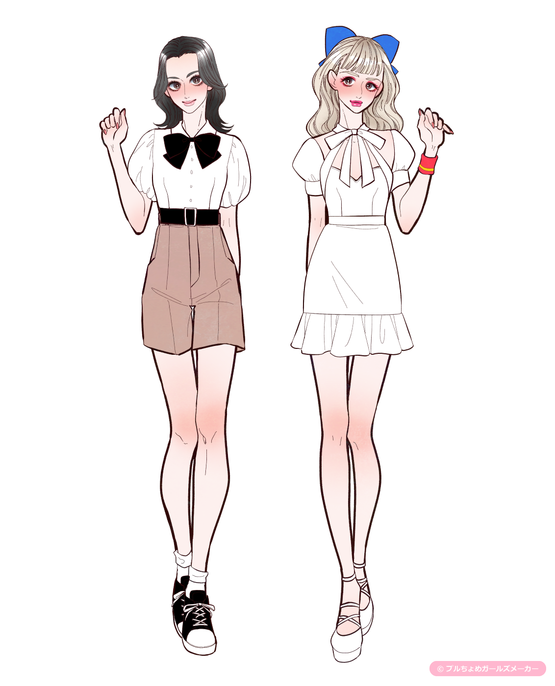 ガールズメーカーで作られた女の子1