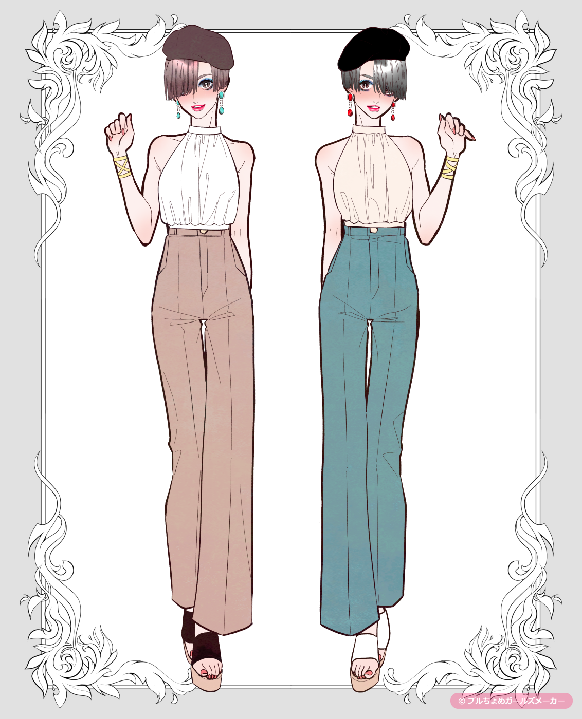 ガールズメーカーで作られた女の子4