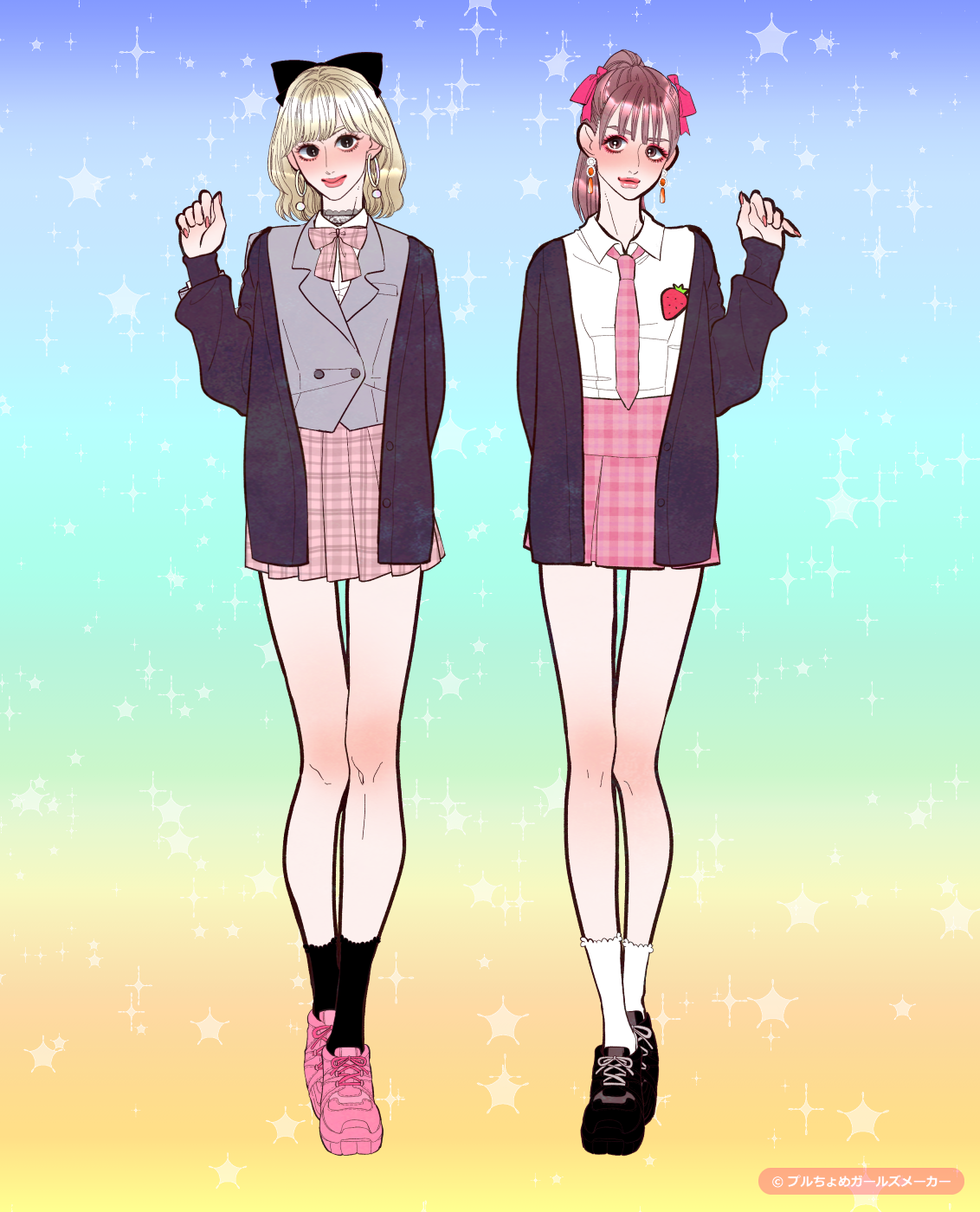 ガールズメーカーで作られた女の子1