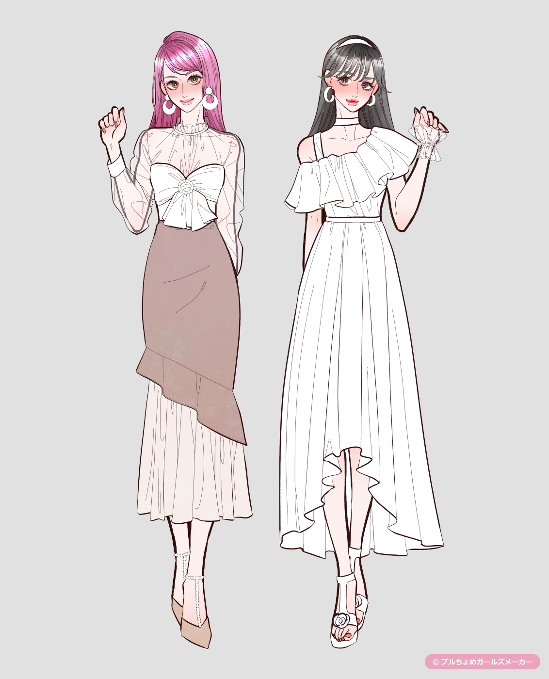 ガールズメーカーで作られた女の子1