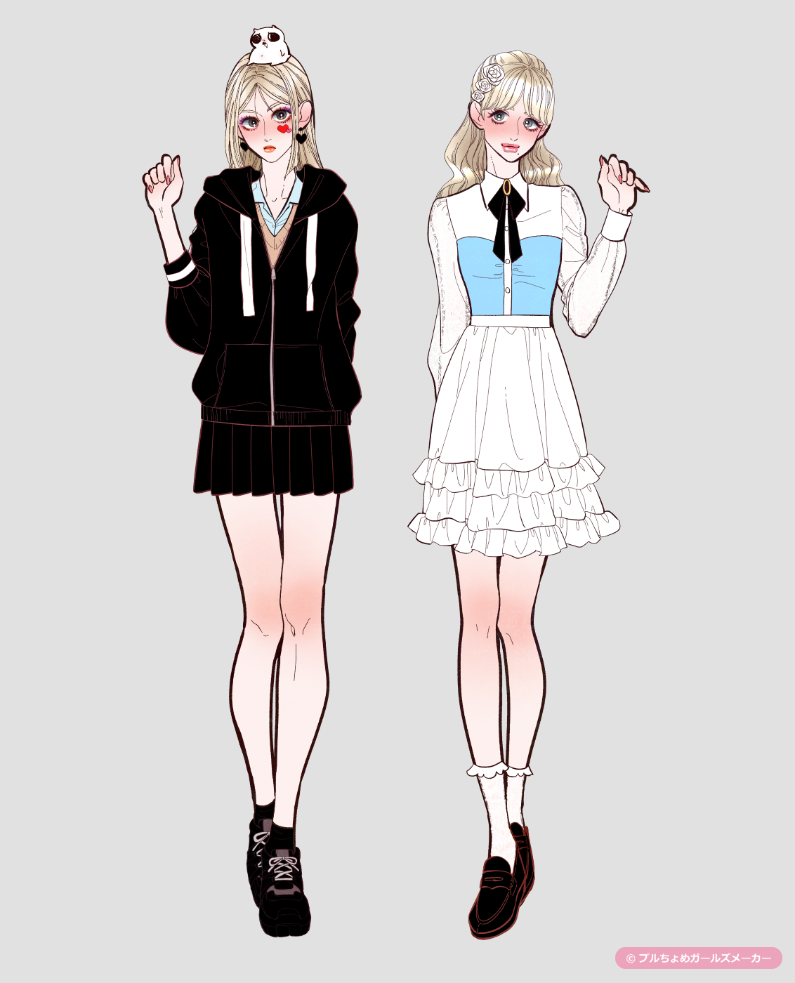 ガールズメーカーで作られた女の子1