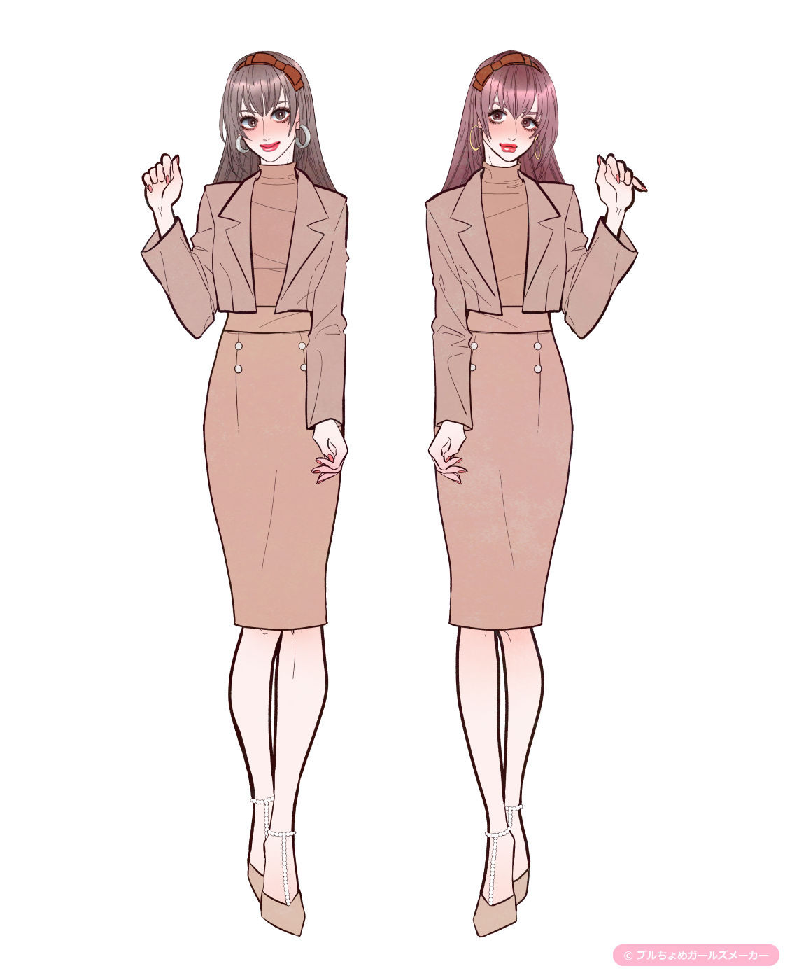 ガールズメーカーで作られた女の子2