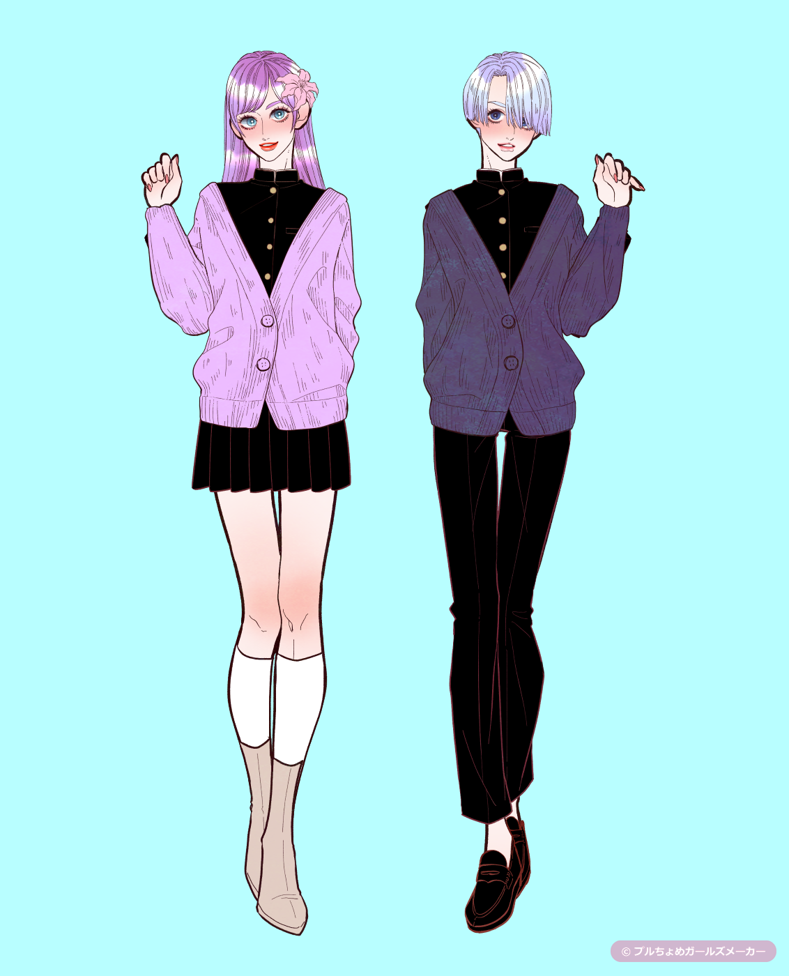 ガールズメーカーで作られた女の子2