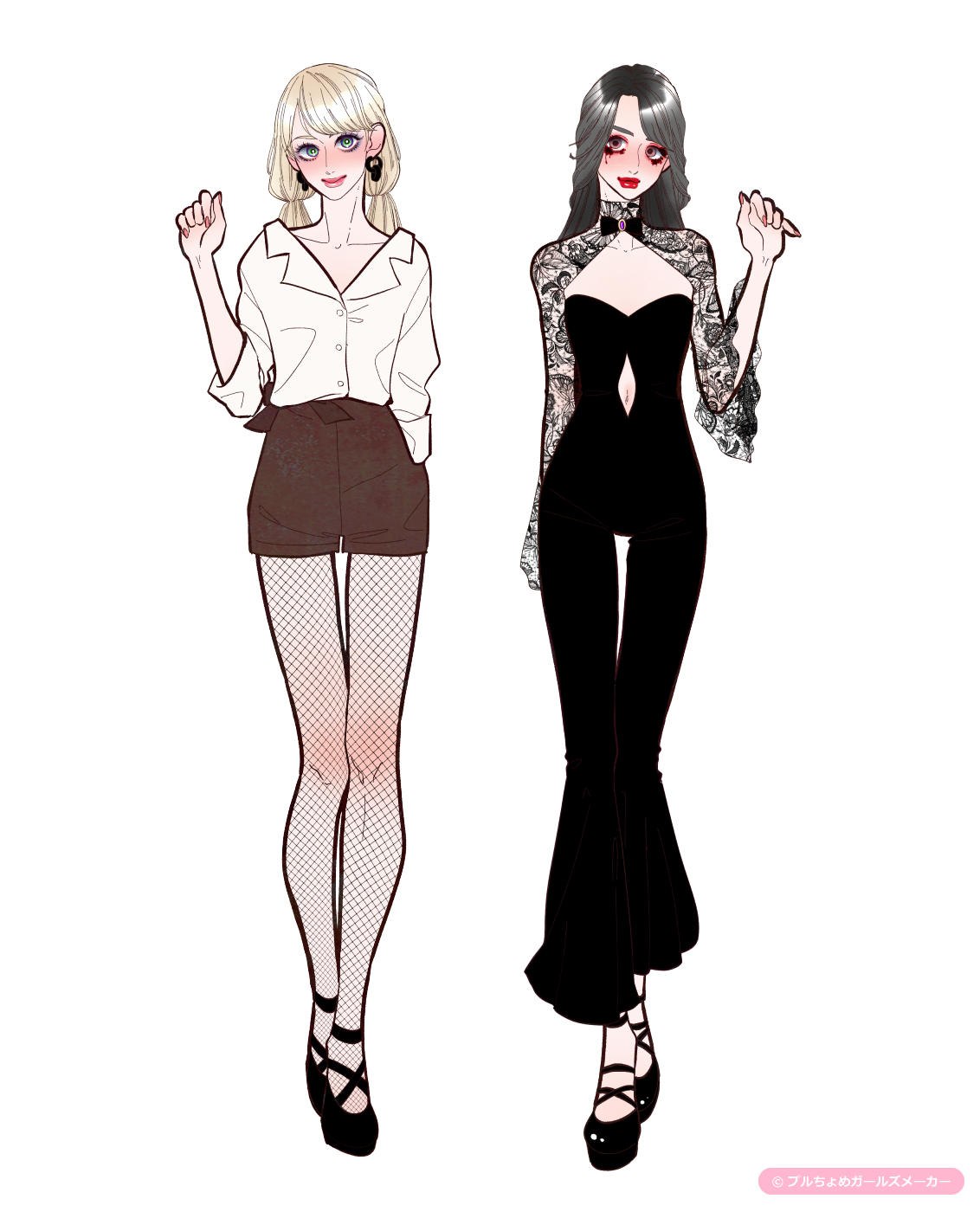 ガールズメーカーで作られた女の子1