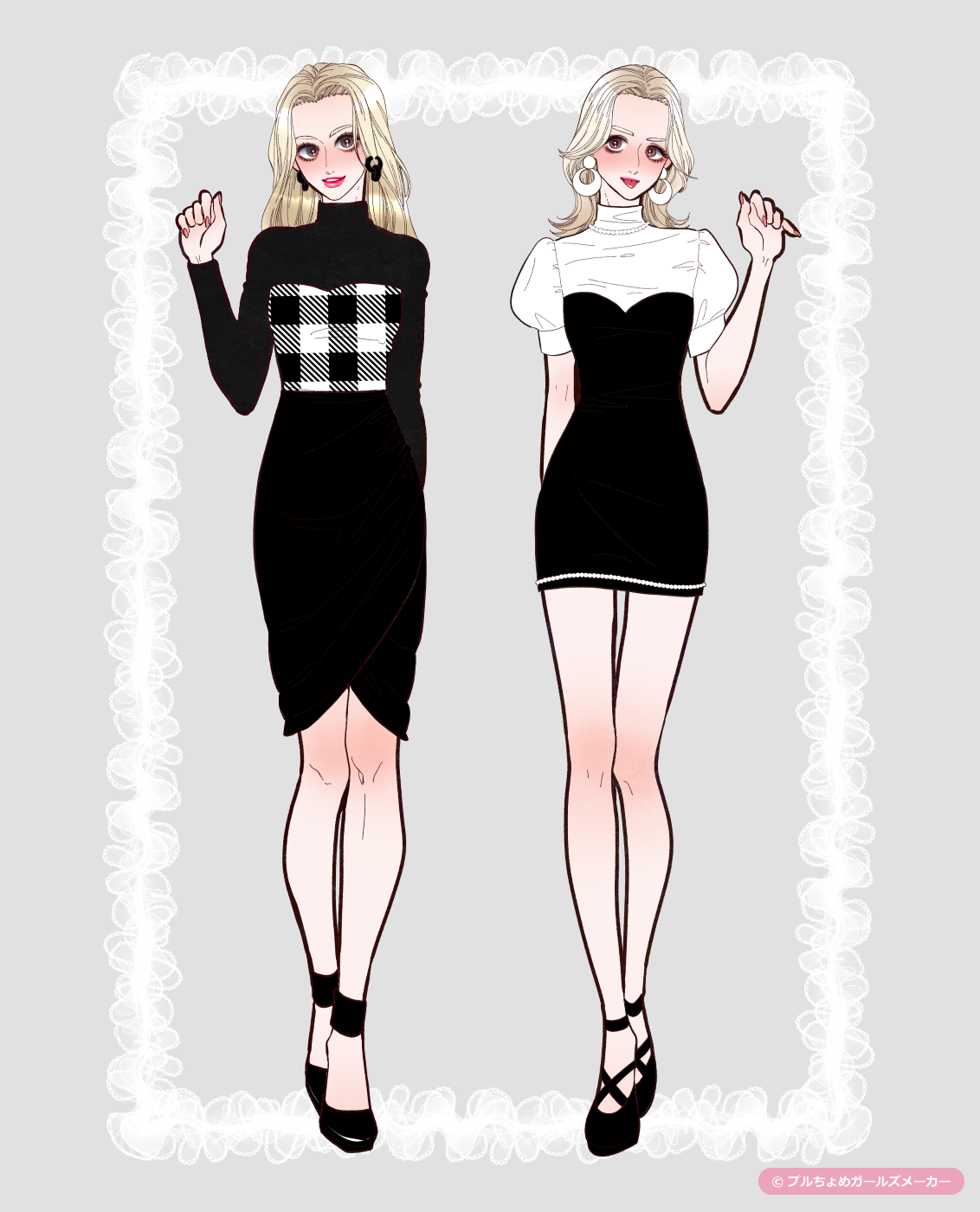 ガールズメーカーで作られた女の子1