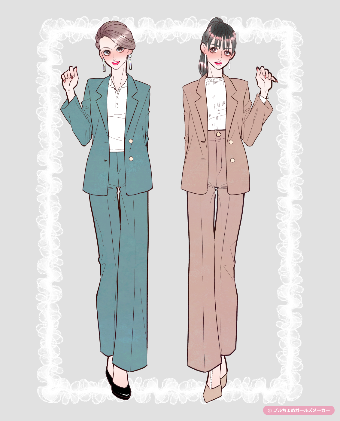 ガールズメーカーで作られた女の子1