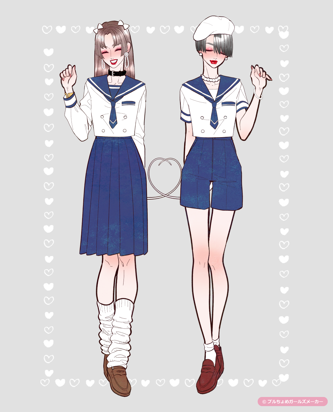 ガールズメーカーで作られた女の子1