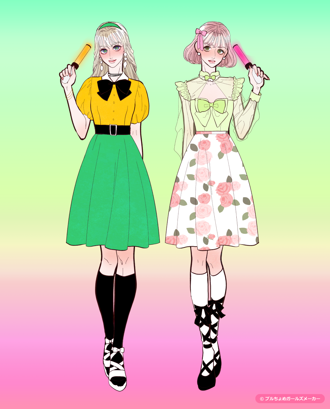 ガールズメーカーで作られた女の子1