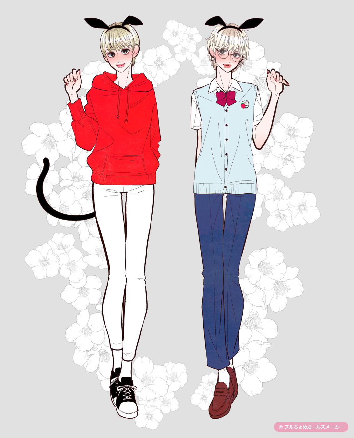 ガールズメーカーで作られた女の子1