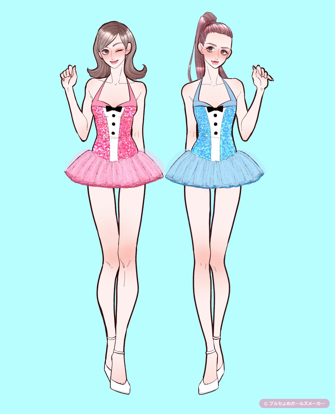 ガールズメーカーで作られた女の子1