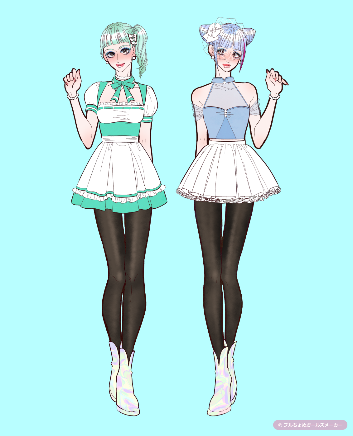 ガールズメーカーで作られた女の子1