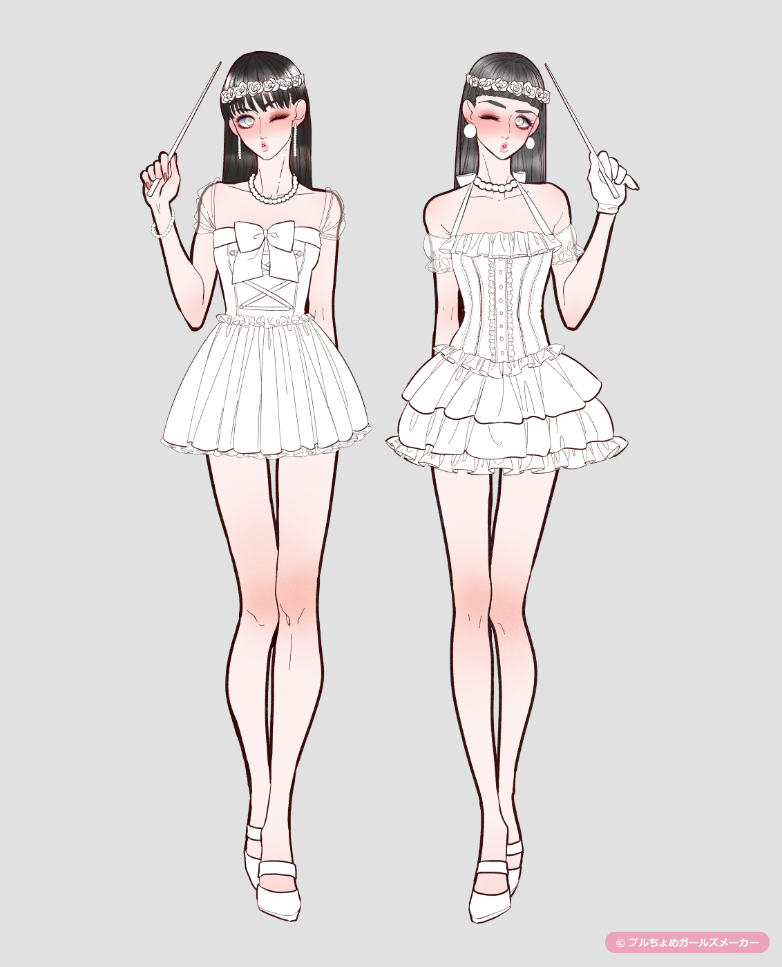 ガールズメーカーで作られた女の子1