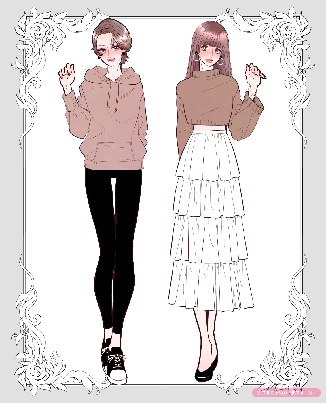 ガールズメーカーで作られた女の子1