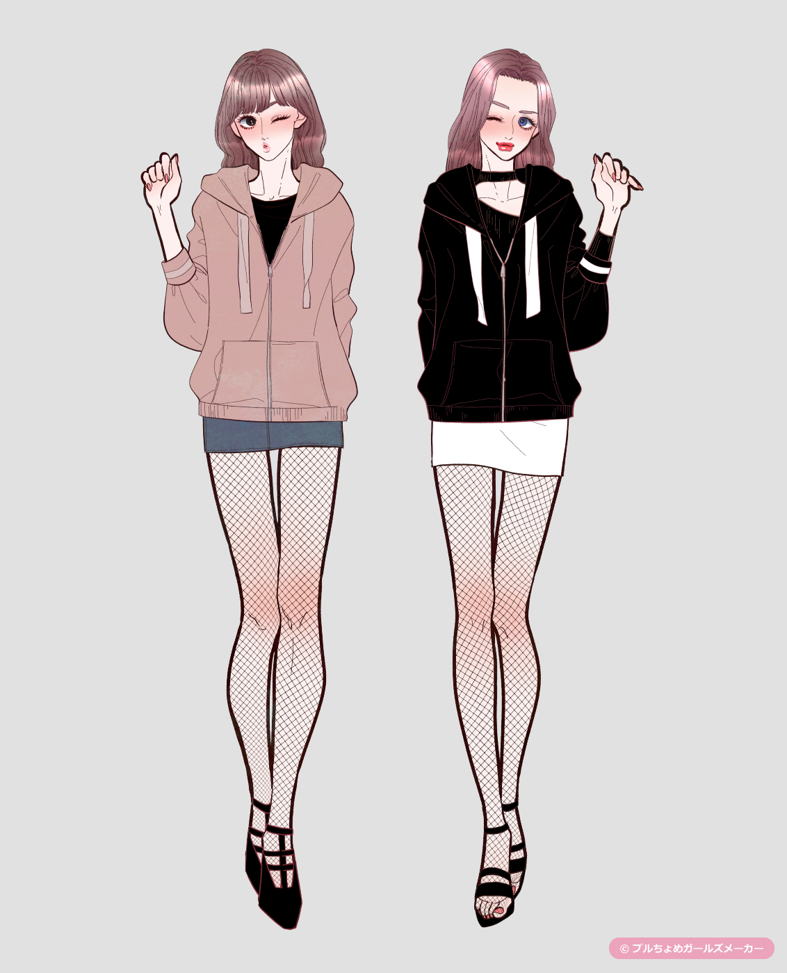 ガールズメーカーで作られた女の子1