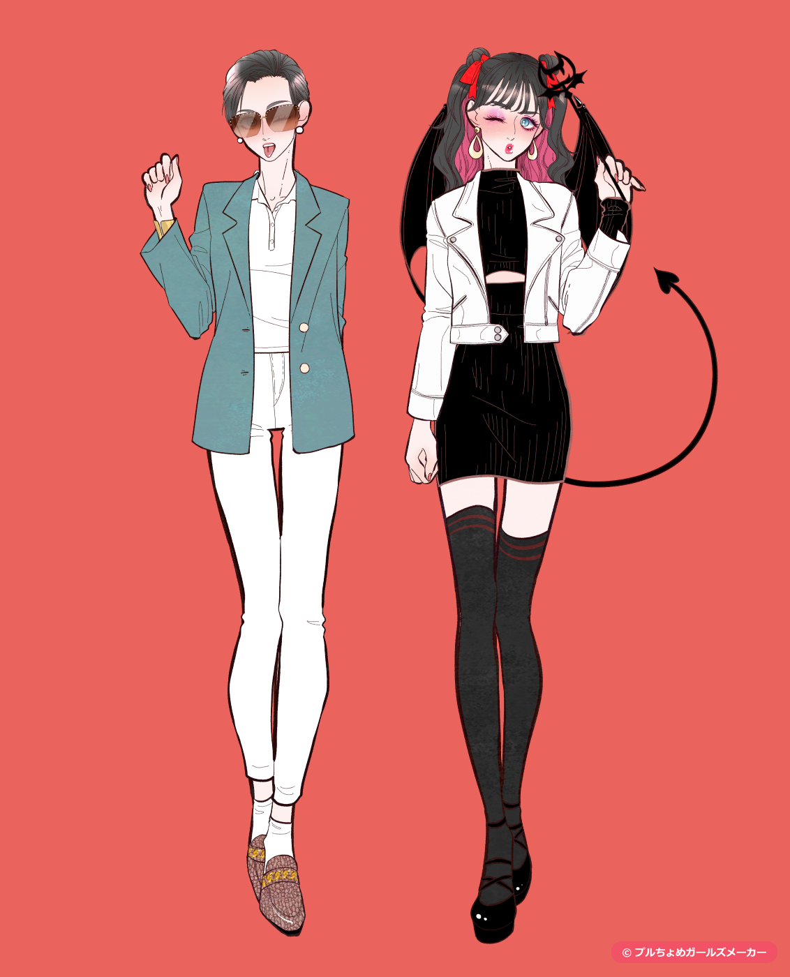 ガールズメーカーで作られた女の子1