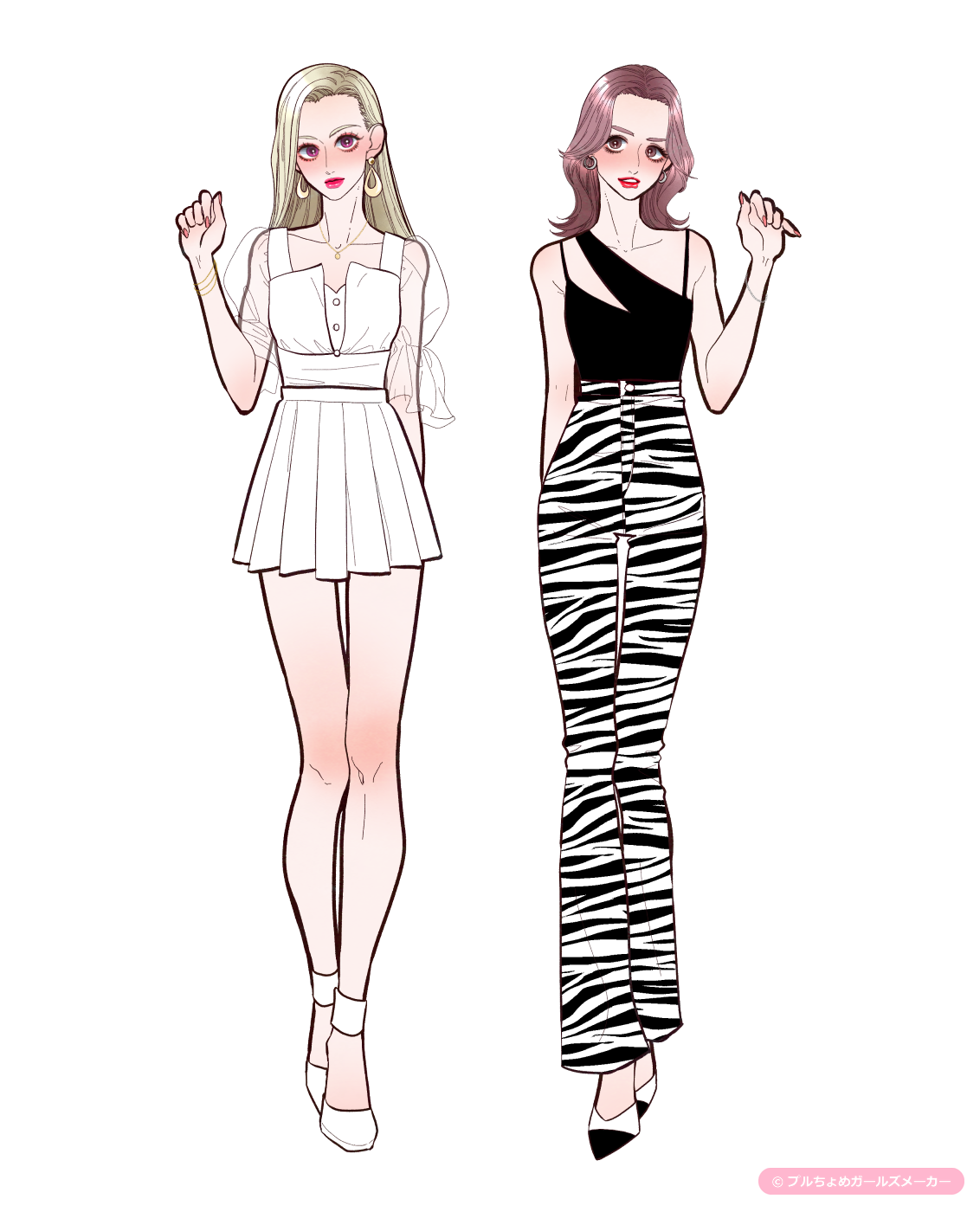 ガールズメーカーで作られた女の子1