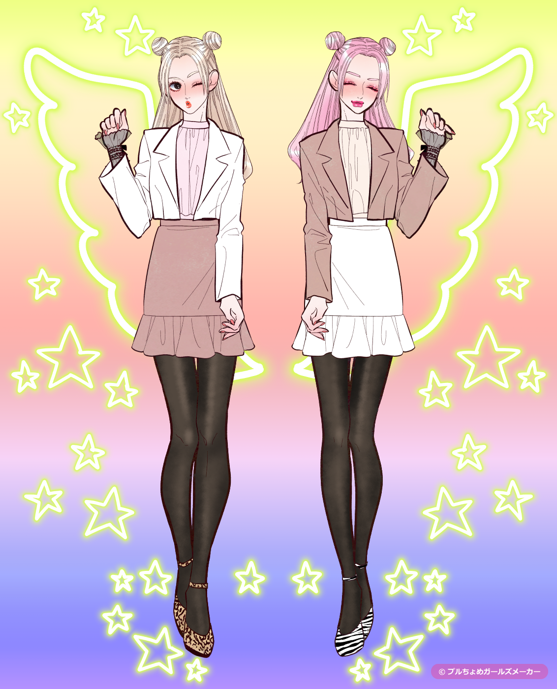 ガールズメーカーで作られた女の子1