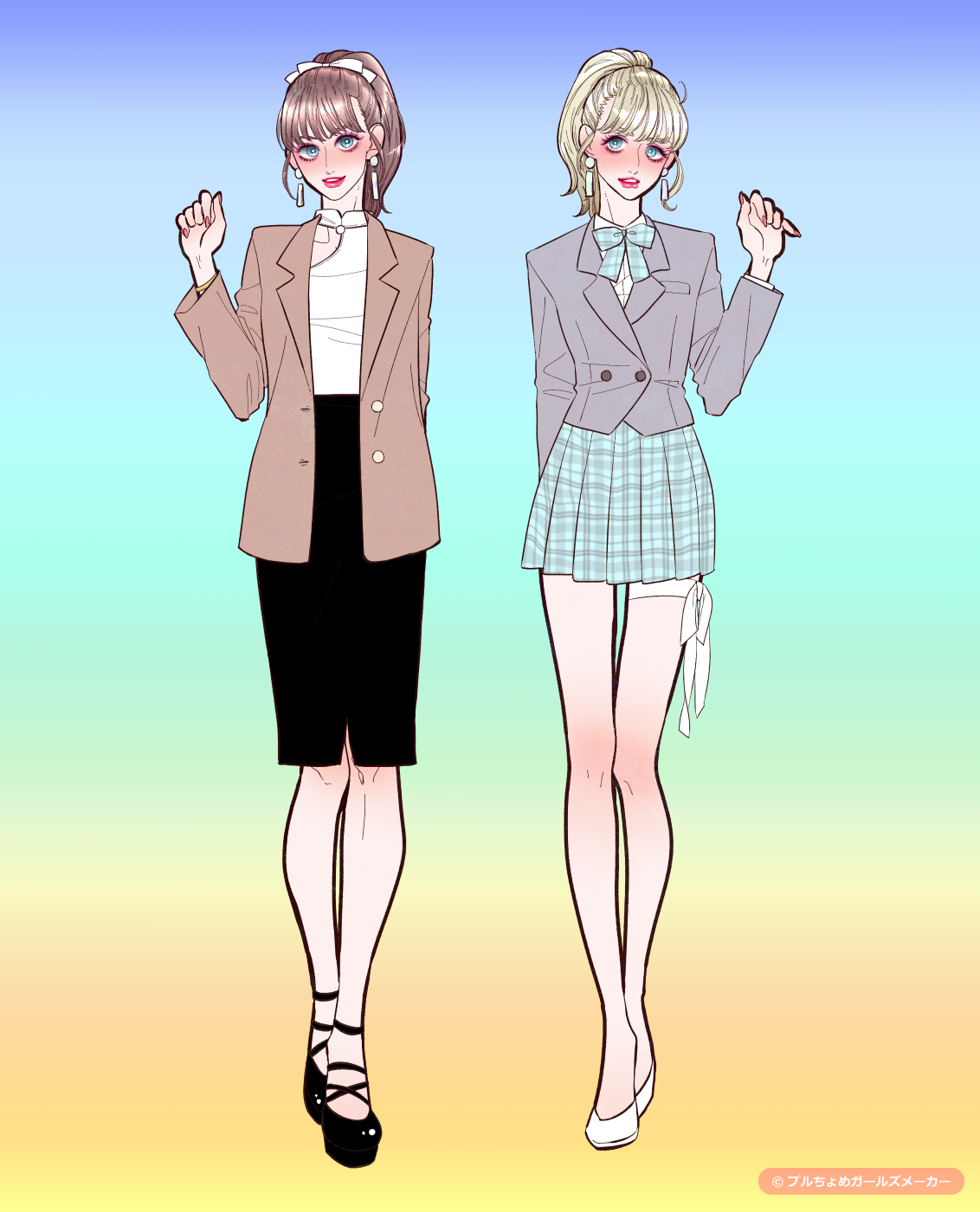 ガールズメーカーで作られた女の子2