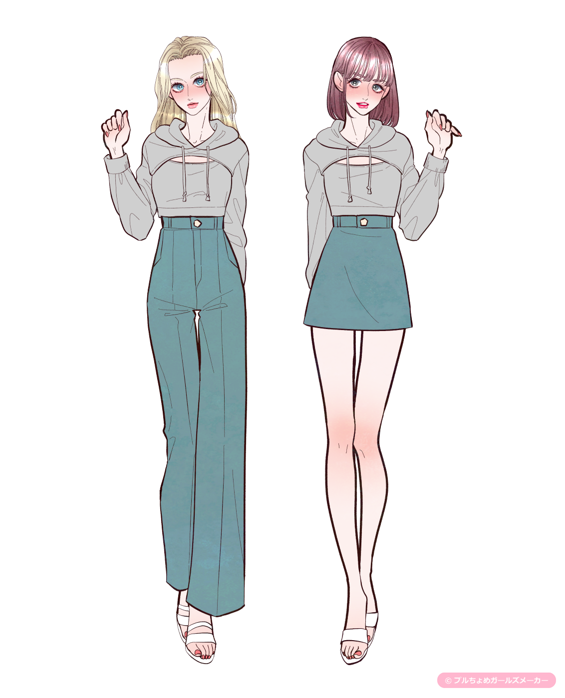 ガールズメーカーで作られた女の子2