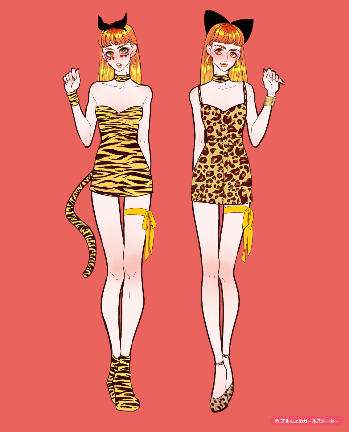 ガールズメーカーで作られた女の子1