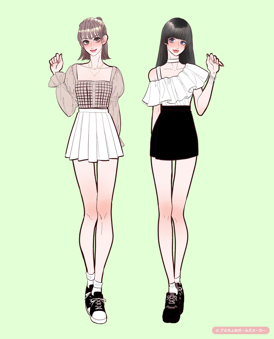 ガールズメーカーで作られた女の子2