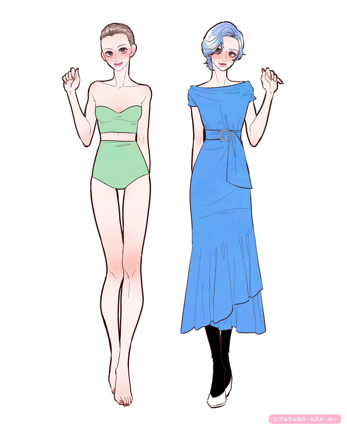 ガールズメーカーで作られた女の子3