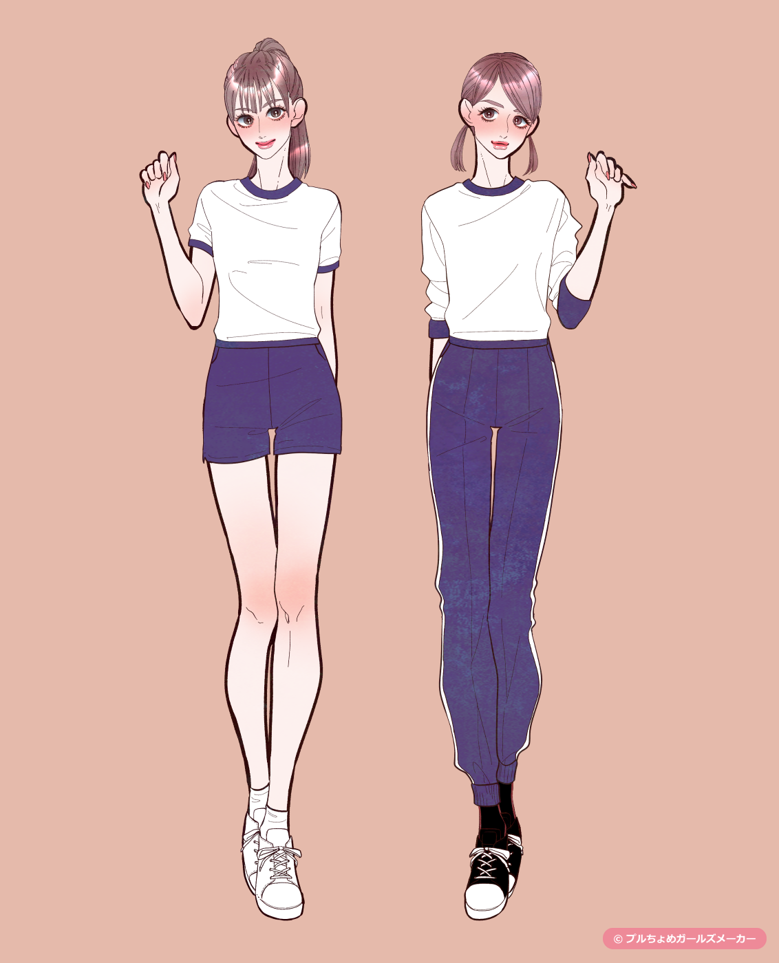 ガールズメーカーで作られた女の子1