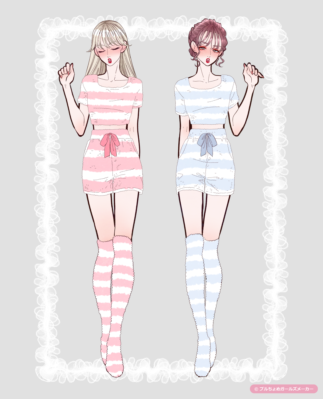 ガールズメーカーで作られた女の子1