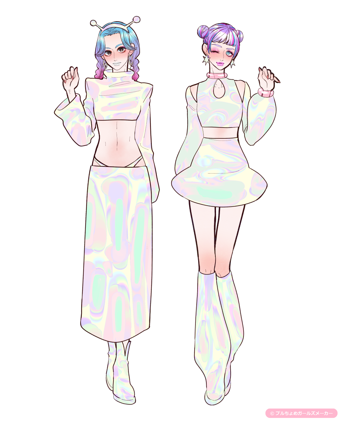 ガールズメーカーで作られた女の子1