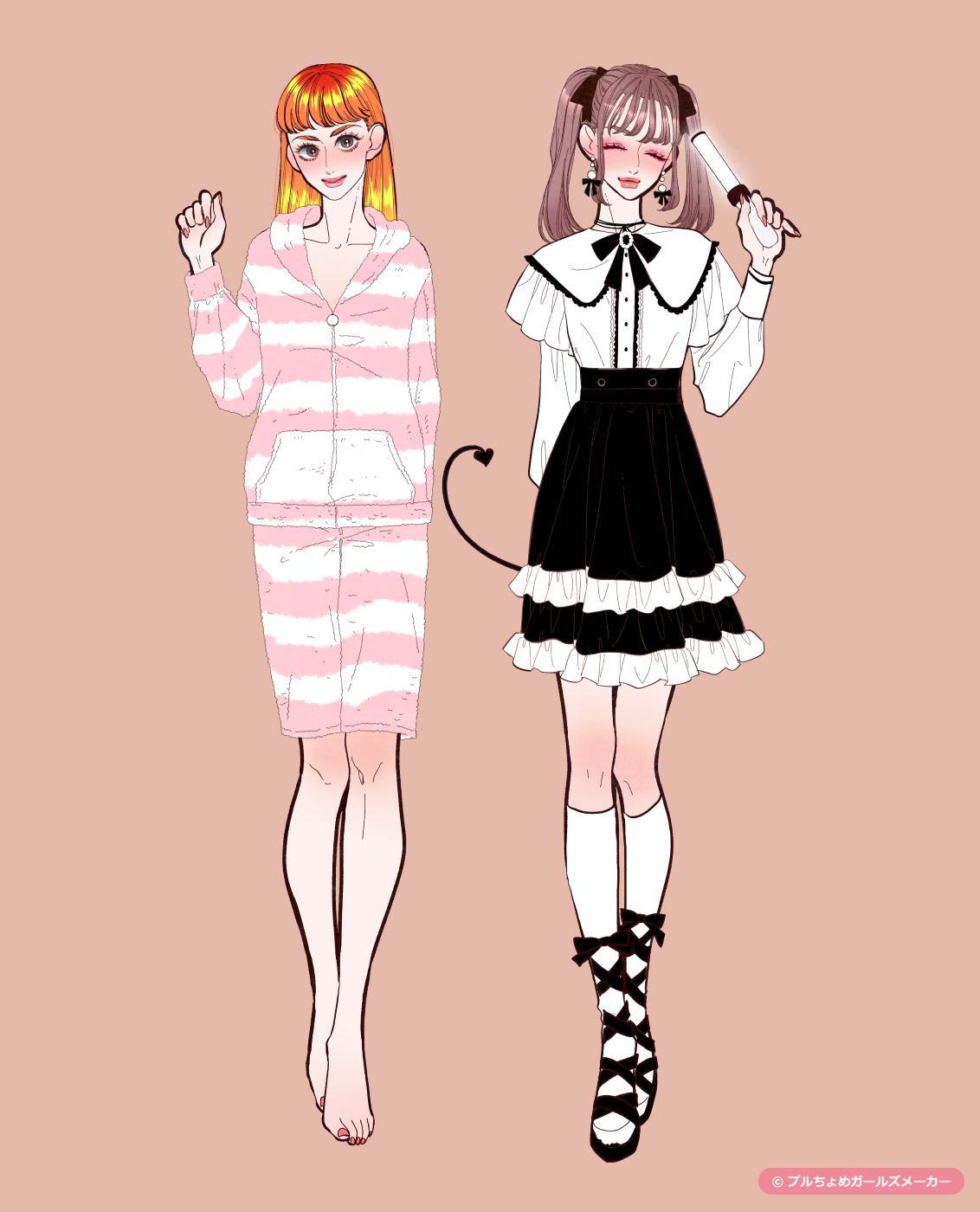 ガールズメーカーで作られた女の子1