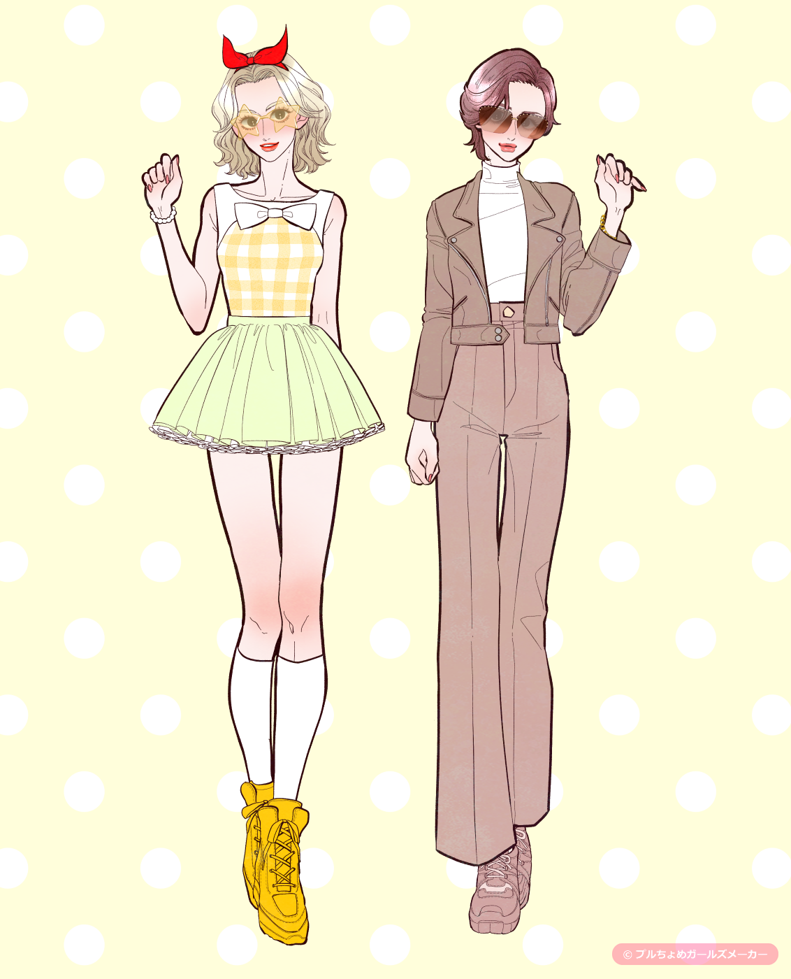 ガールズメーカーで作られた女の子1