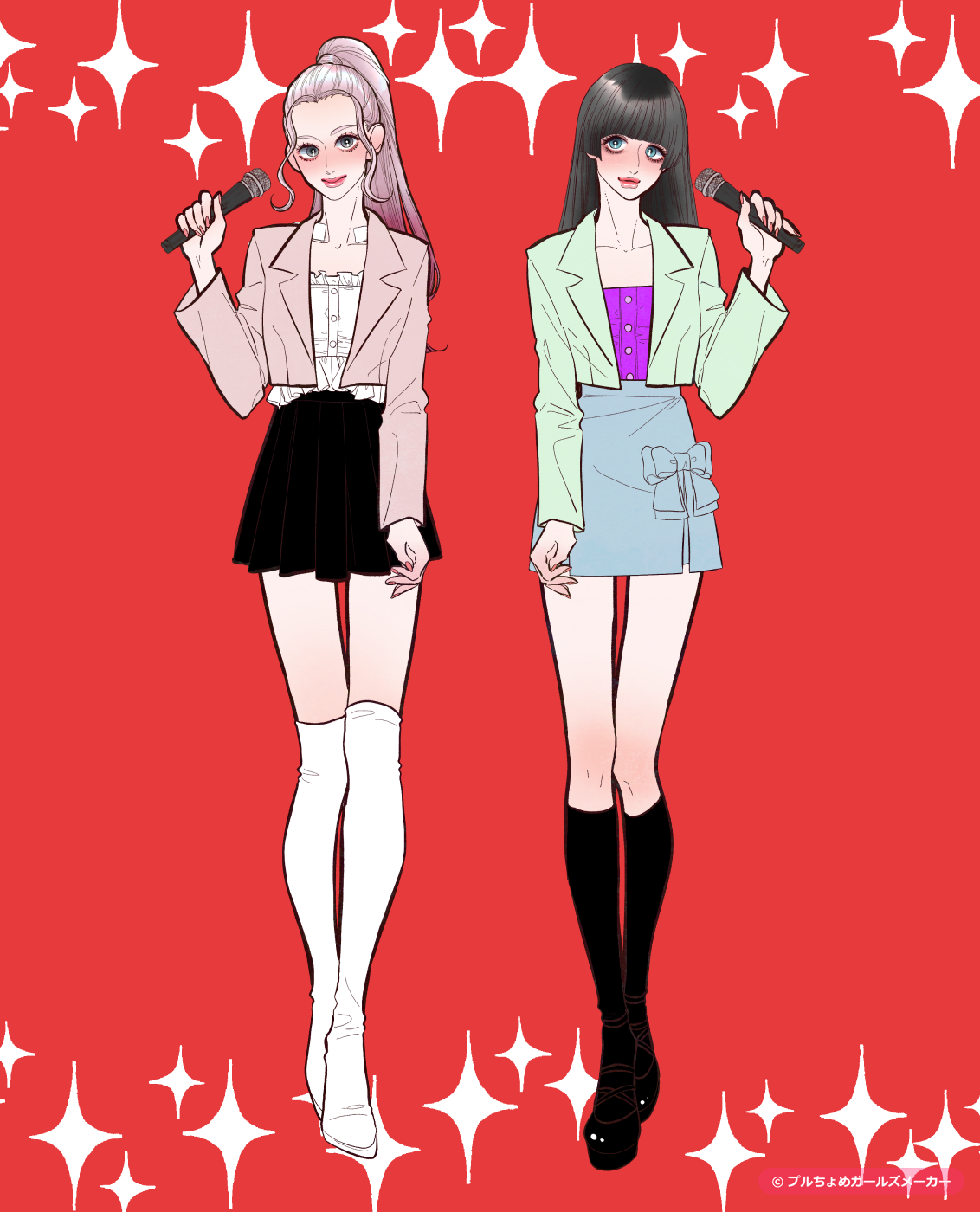 ガールズメーカーで作られた女の子1