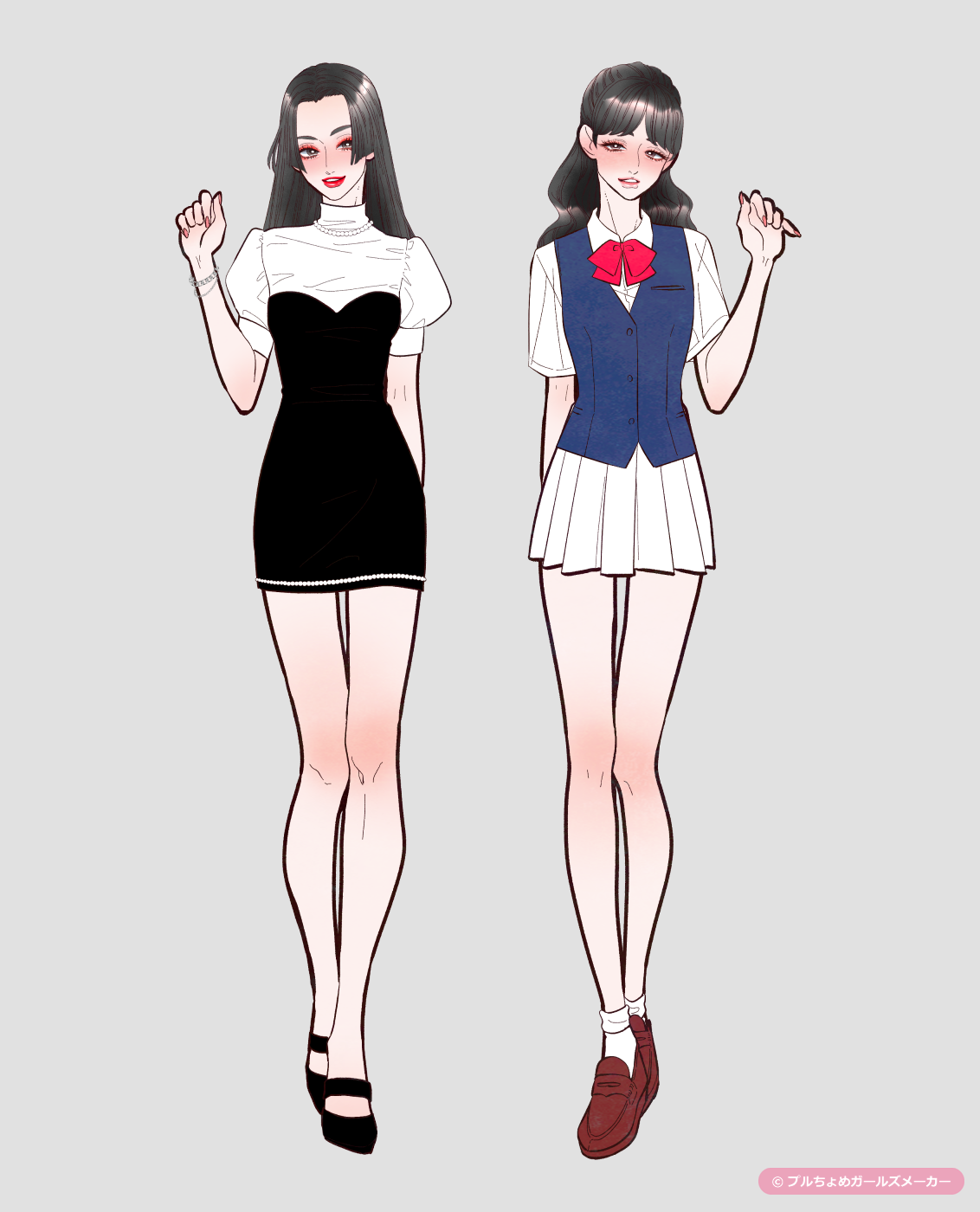 ガールズメーカーで作られた女の子2