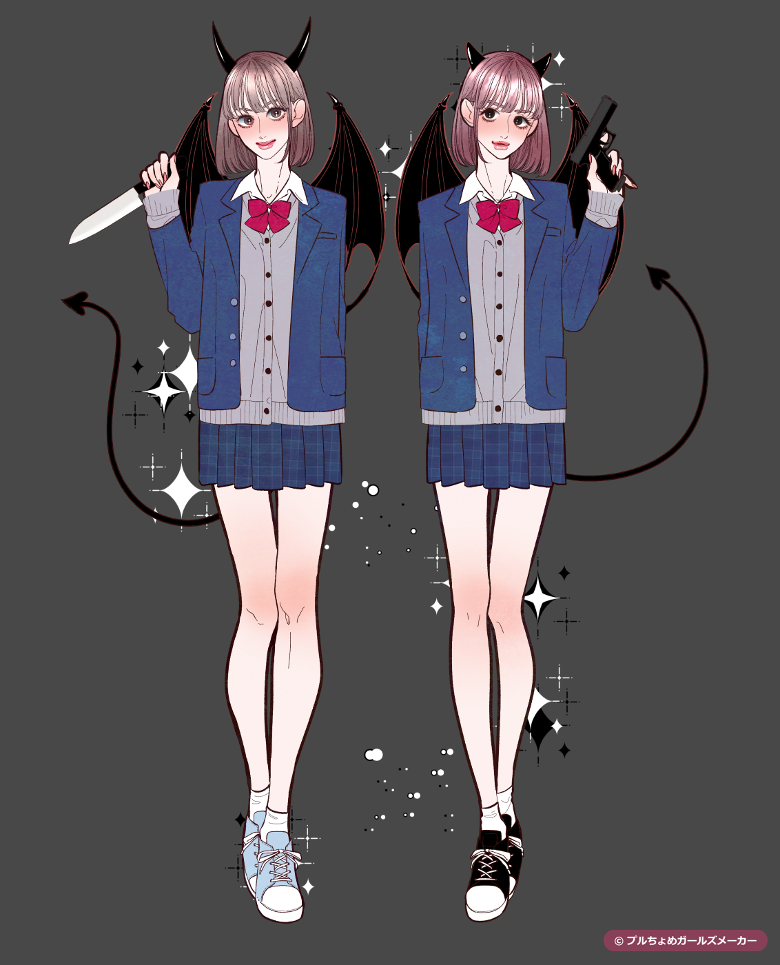 ガールズメーカーで作られた女の子1