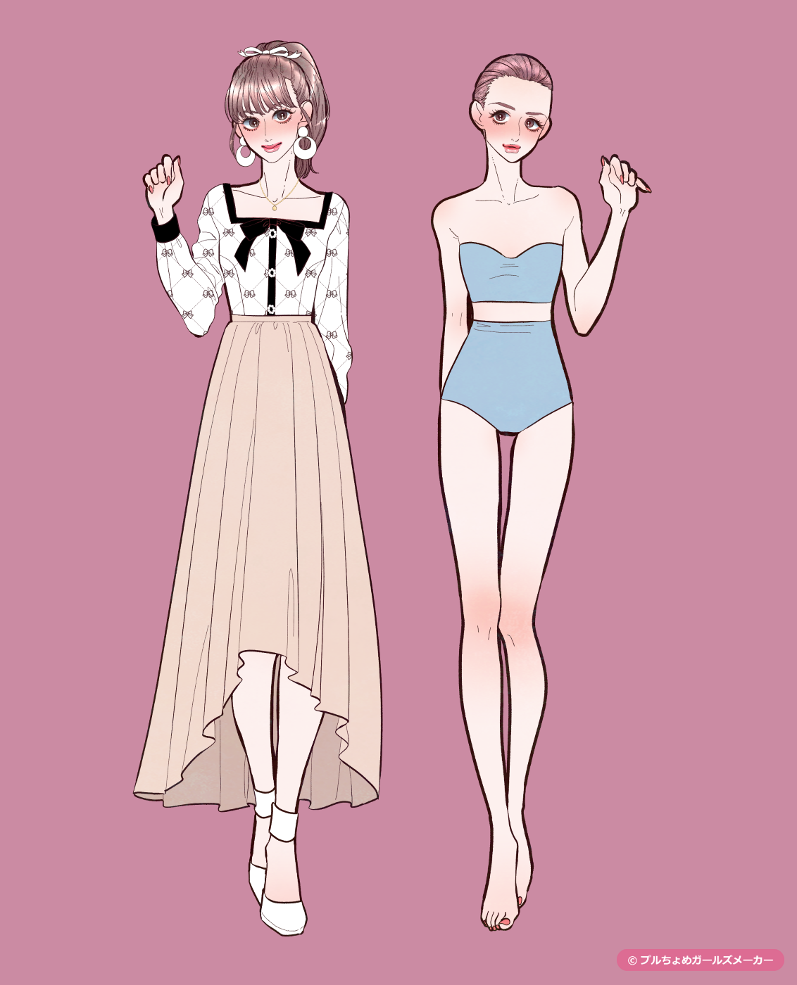 ガールズメーカーで作られた女の子2