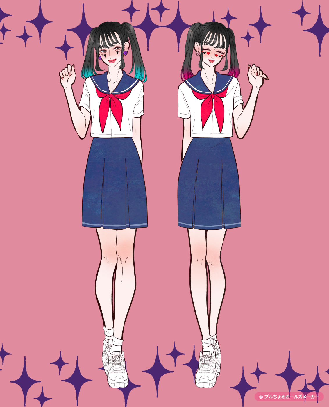 ガールズメーカーで作られた女の子4