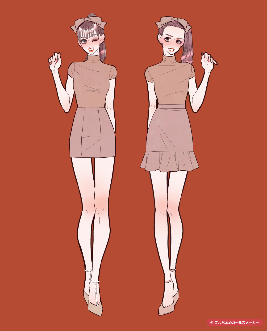ガールズメーカーで作られた女の子2