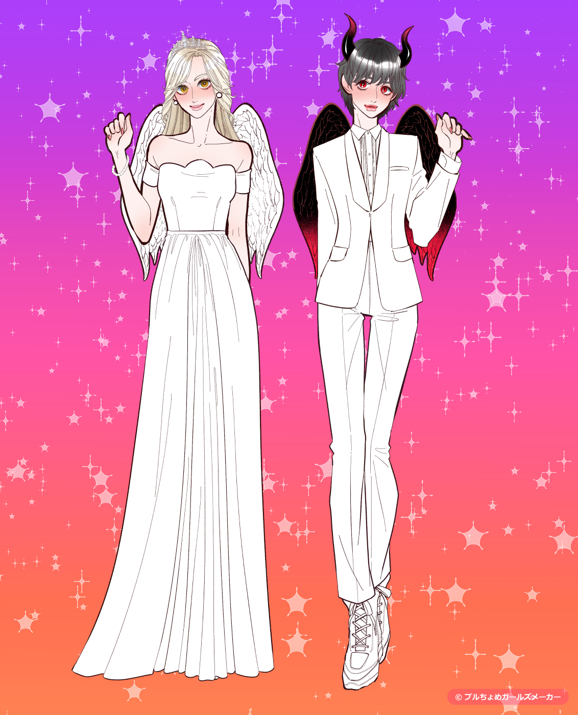 ガールズメーカーで作られた女の子1