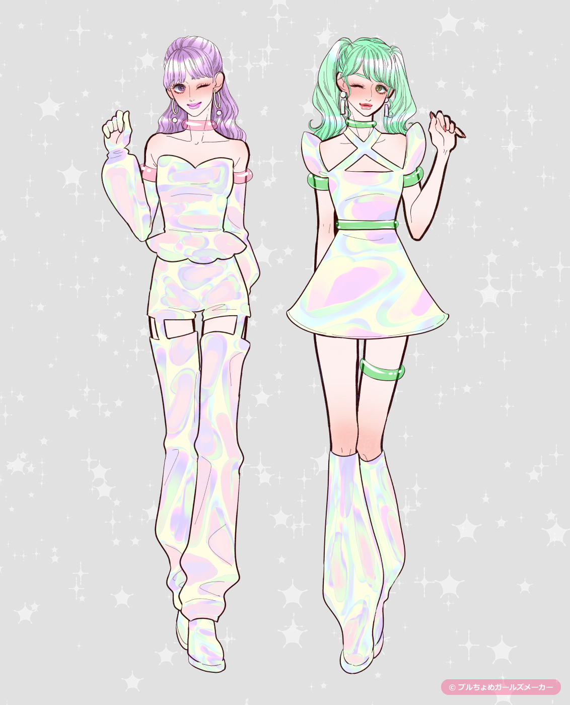 ガールズメーカーで作られた女の子1