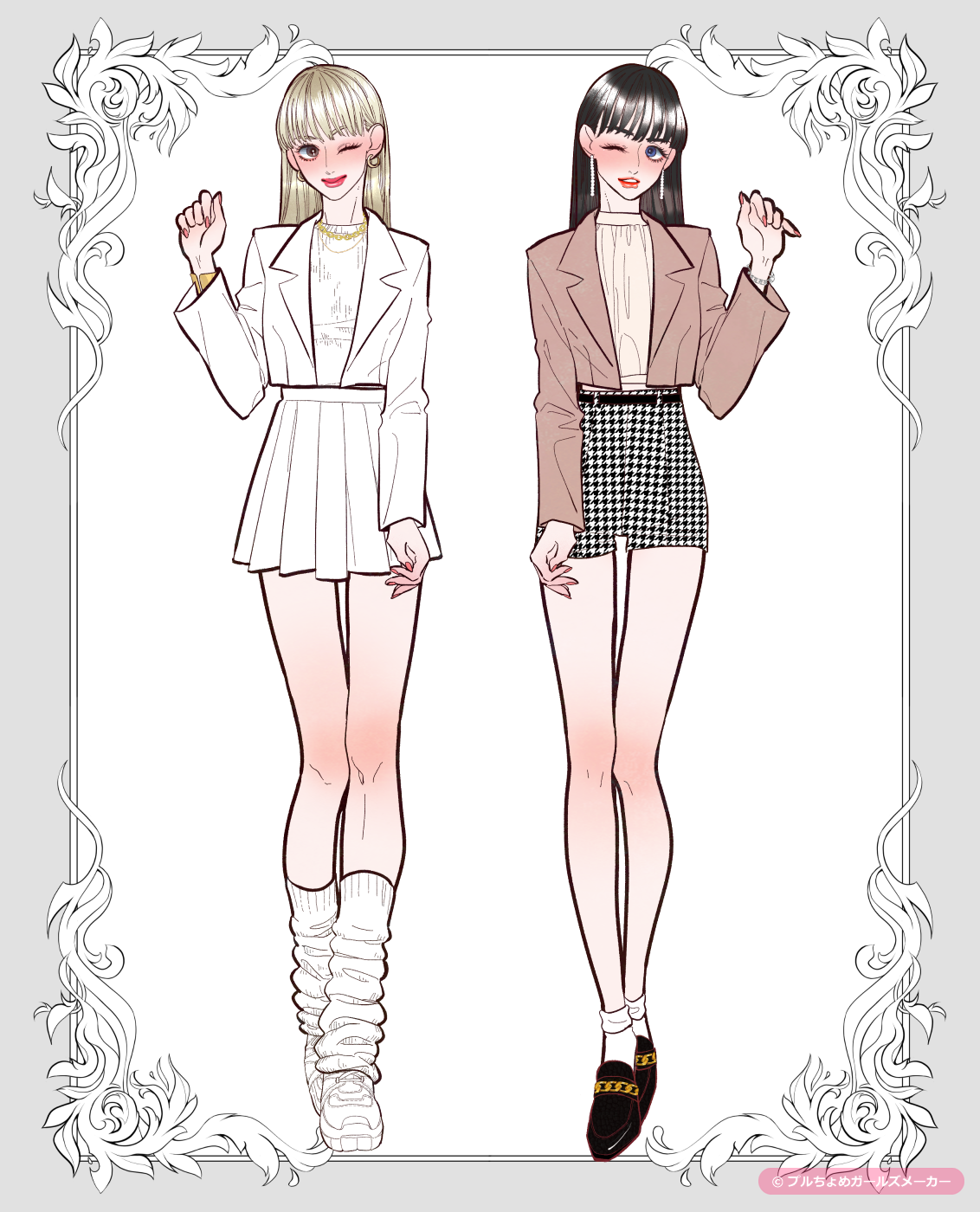 ガールズメーカーで作られた女の子4