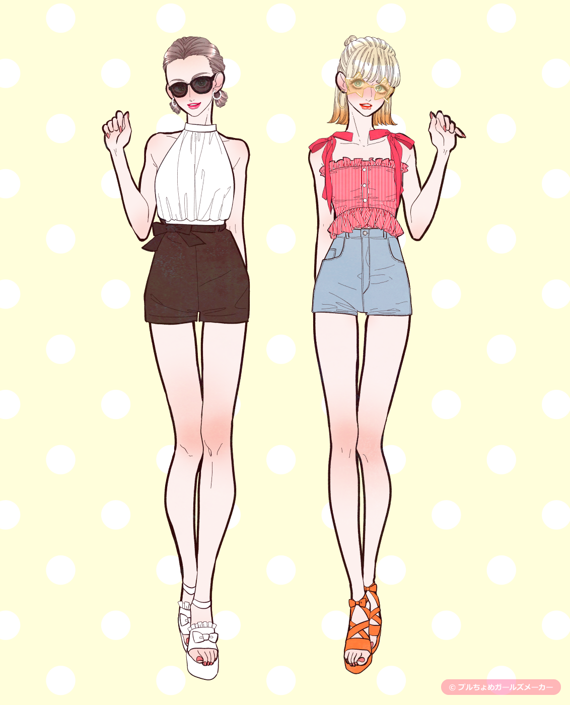 ガールズメーカーで作られた女の子1