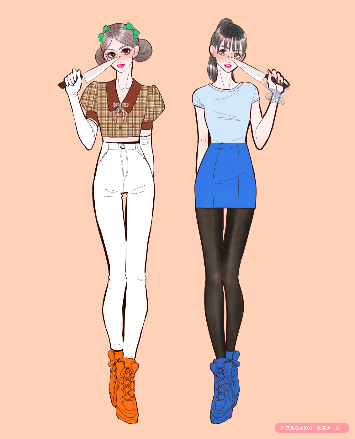 ガールズメーカーで作られた女の子2
