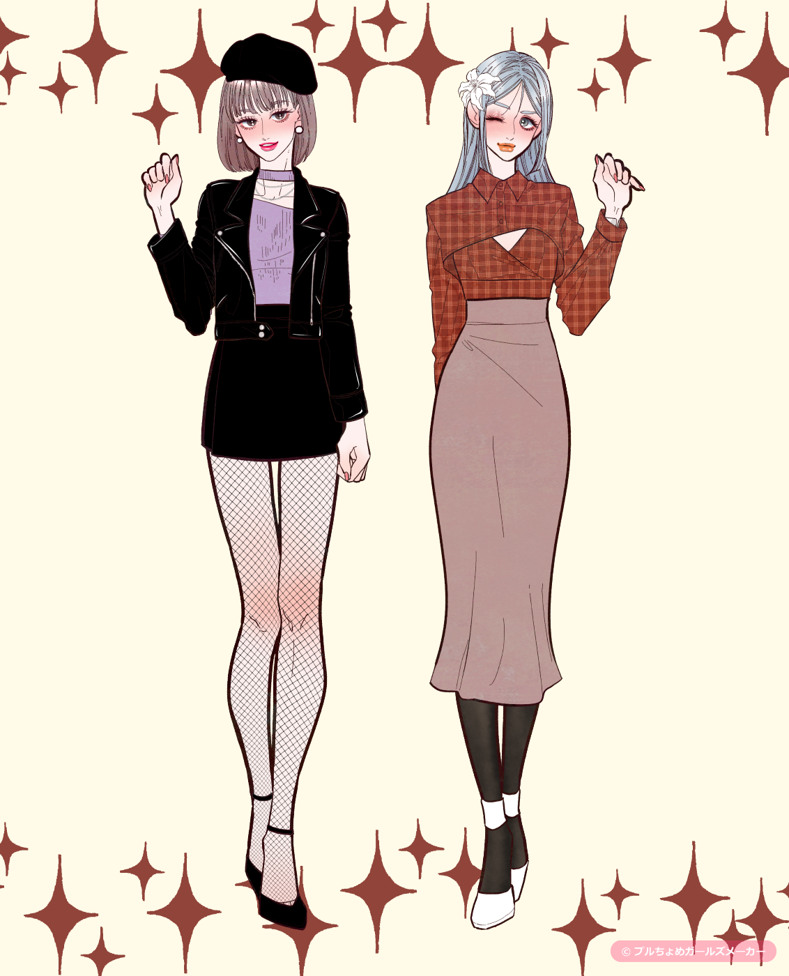 ガールズメーカーで作られた女の子1