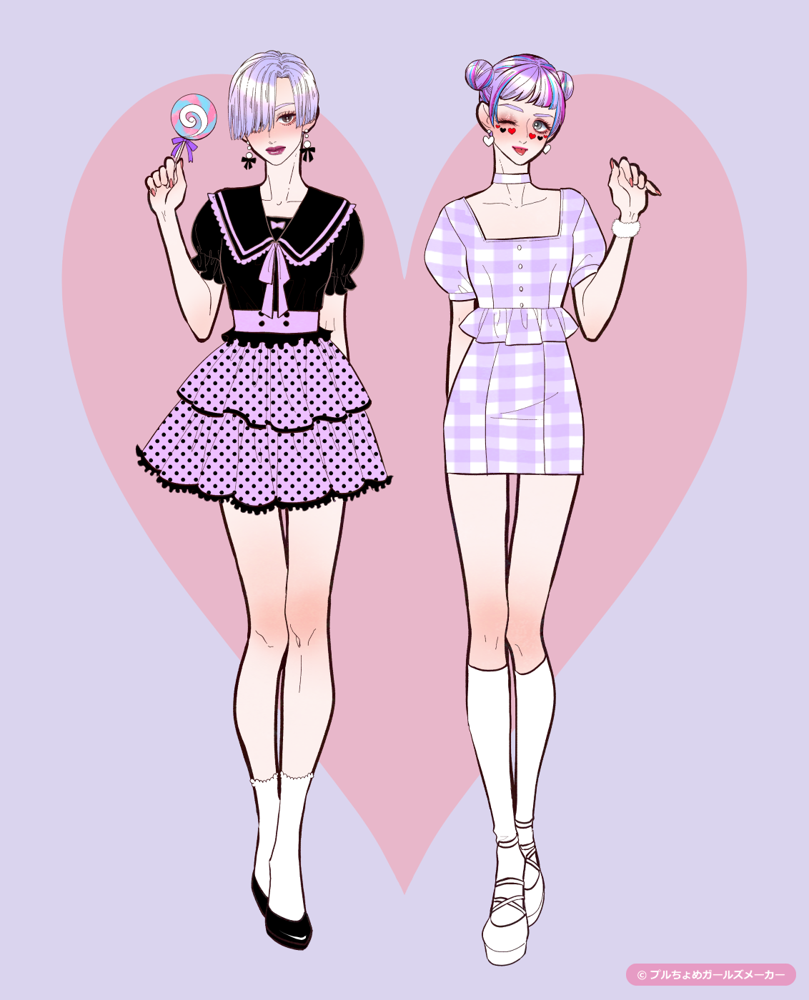 ガールズメーカーで作られた女の子1
