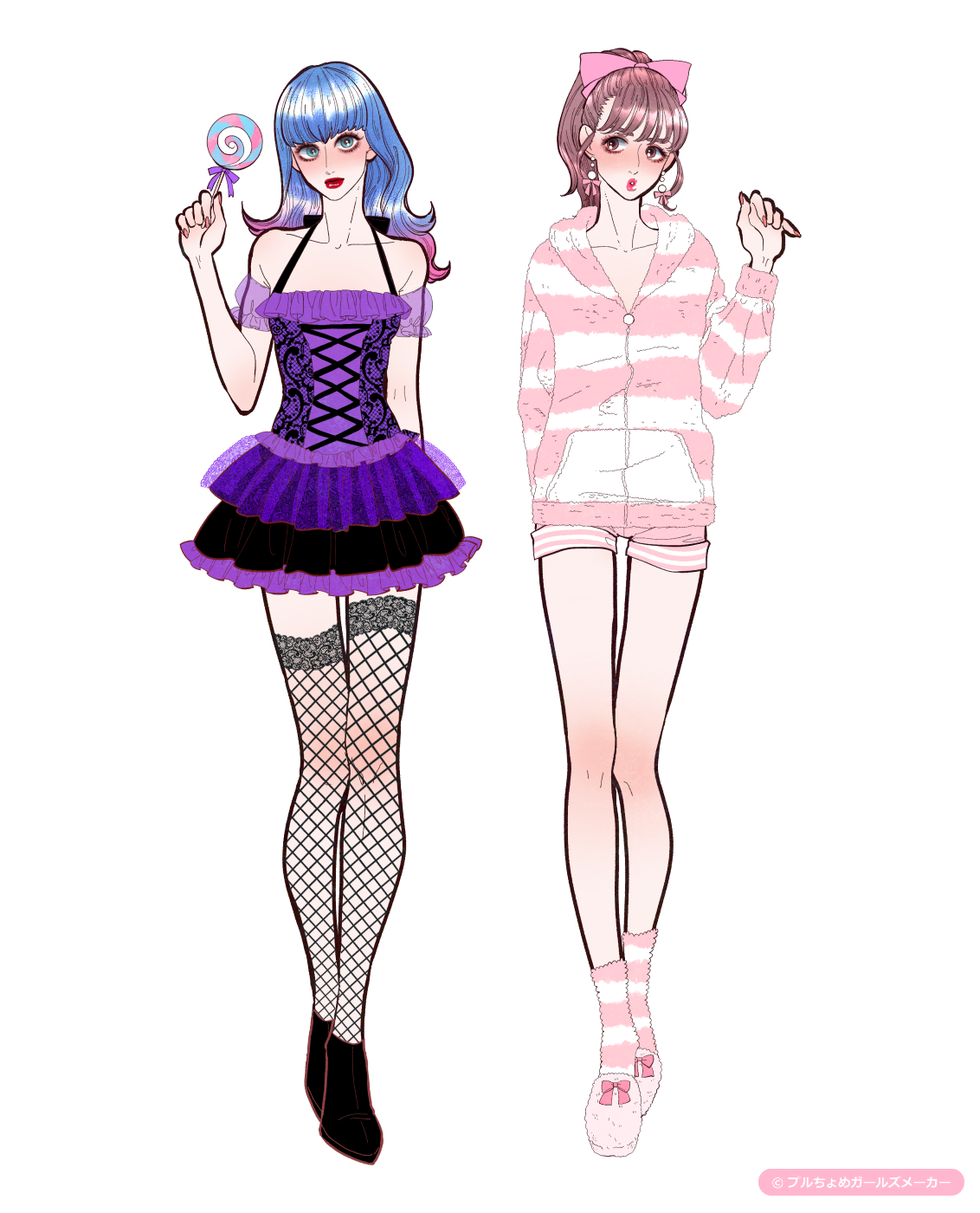 ガールズメーカーで作られた女の子1