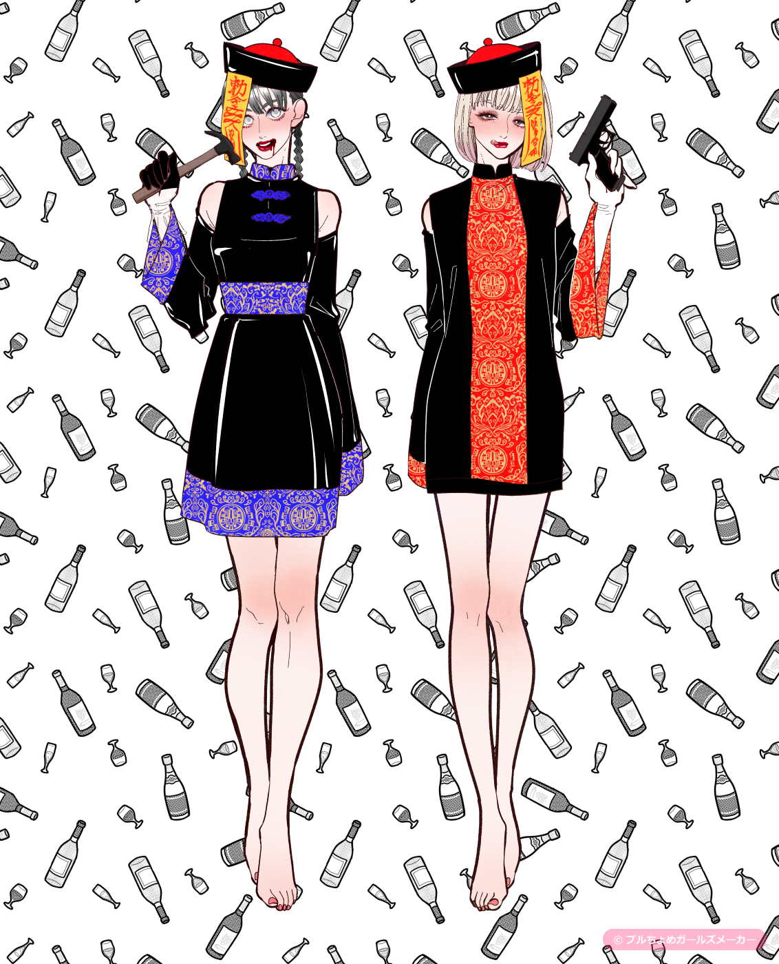 ガールズメーカーで作られた女の子1